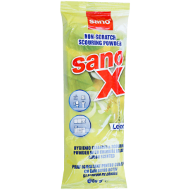 Praf de curatat cu inalbitor Sano X Lemon rezerva 600 g